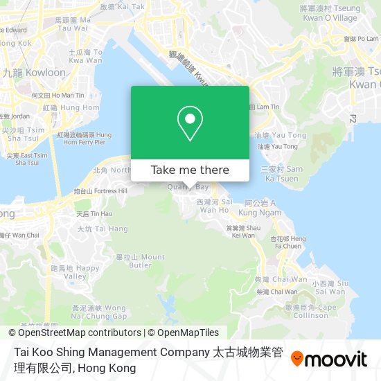 Tai Koo Shing Management Company 太古城物業管理有限公司 map