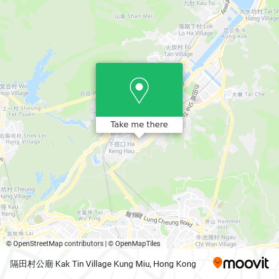 隔田村公廟 Kak Tin Village Kung Miu地圖