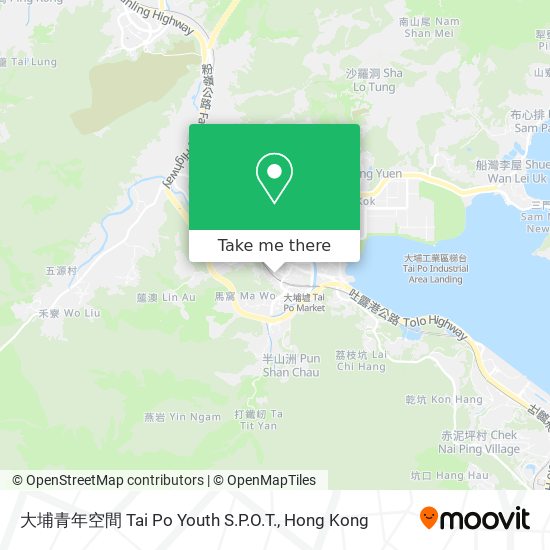 大埔青年空間 Tai Po Youth S.P.O.T.地圖