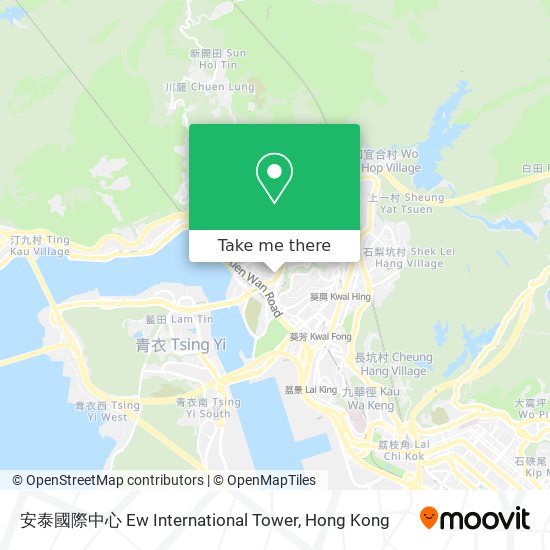 安泰國際中心 Ew International Tower map