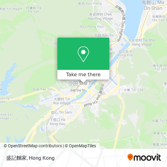 盛記麵家 map
