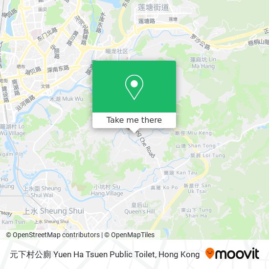 元下村公廁 Yuen Ha Tsuen Public Toilet map