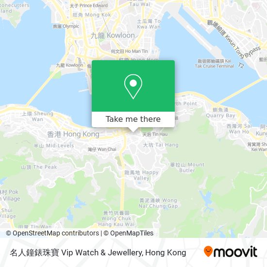 名人鐘錶珠寶 Vip Watch & Jewellery map