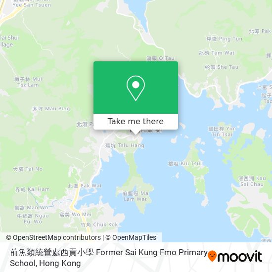 前魚類統營處西貢小學 Former Sai Kung Fmo Primary School map