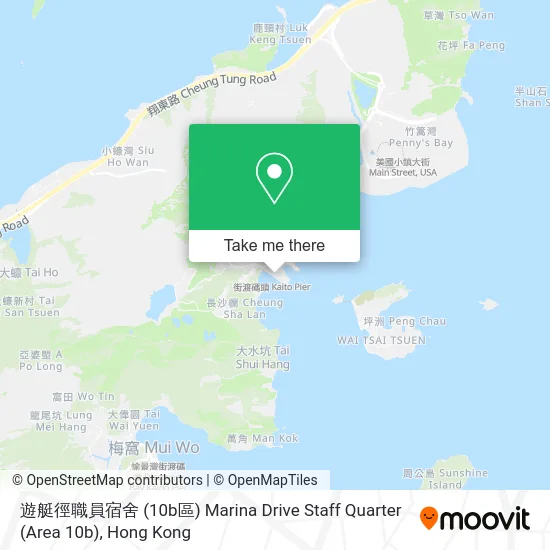 遊艇徑職員宿舍 (10b區) Marina Drive Staff Quarter (Area 10b) map