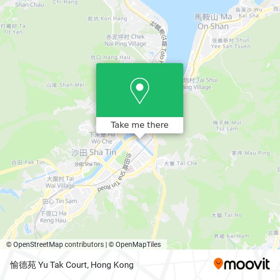 愉德苑 Yu Tak Court map
