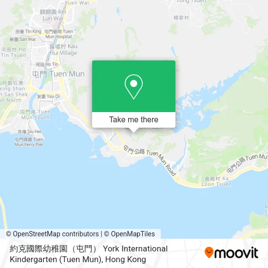 約克國際幼稚園（屯門） York International Kindergarten (Tuen Mun) map