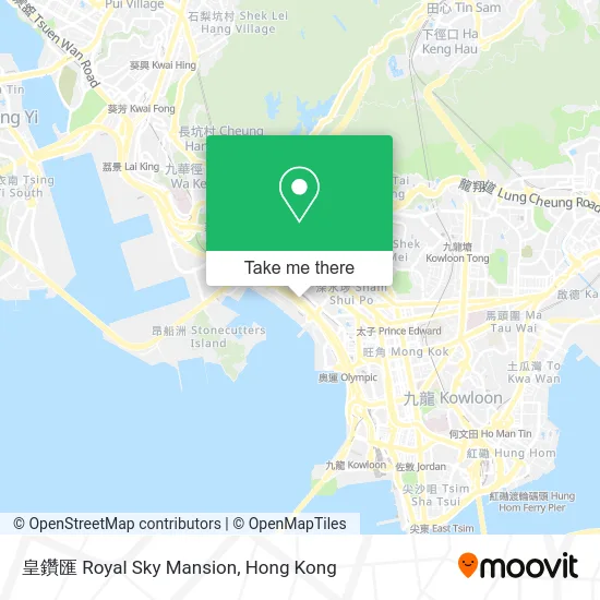 皇鑽匯 Royal Sky Mansion map