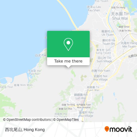 西坑尾山 map