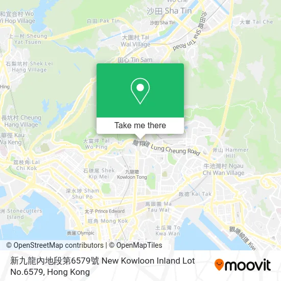 新九龍內地段第6579號 New Kowloon Inland Lot No.6579 map