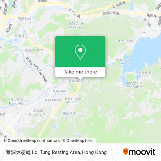 萊洞休憩處 Loi Tung Resting Area地圖