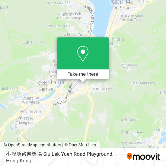 小瀝源路遊樂場 Siu Lek Yuen Road Playground map