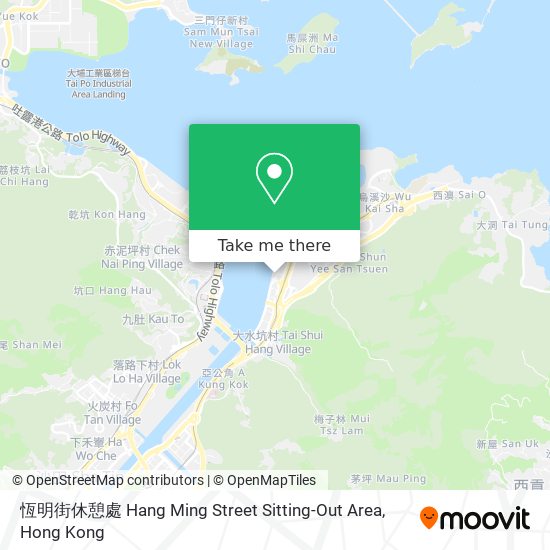 恆明街休憩處 Hang Ming Street Sitting-Out Area map