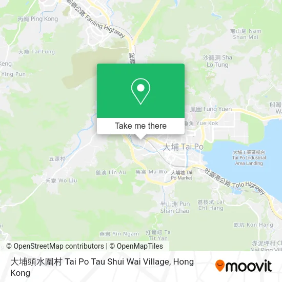 大埔頭水圍村 Tai Po Tau Shui Wai Village map