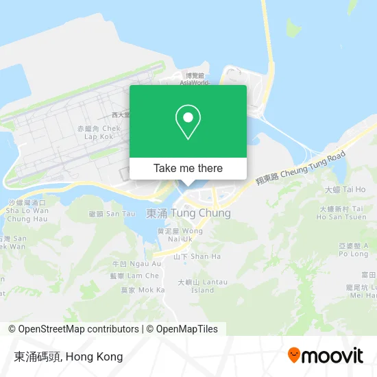 東涌碼頭 map