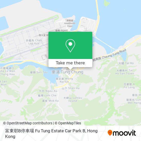 富東邨B停車場 Fu Tung Estate Car Park B map