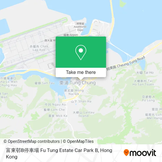 富東邨B停車場 Fu Tung Estate Car Park B地圖