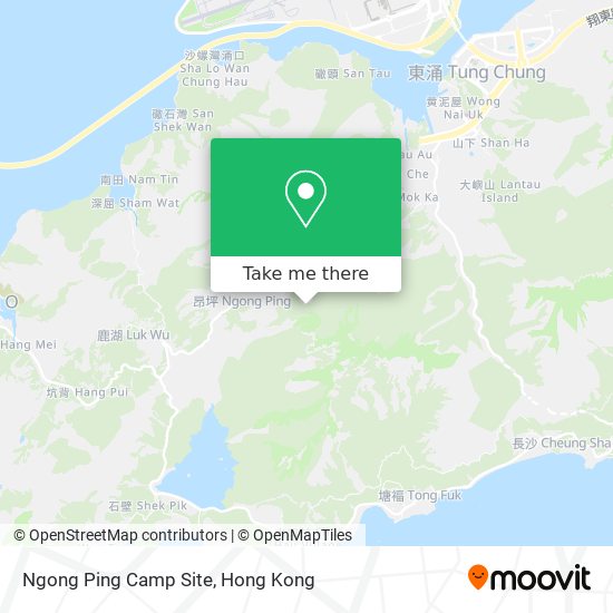 Ngong Ping Camp Site map