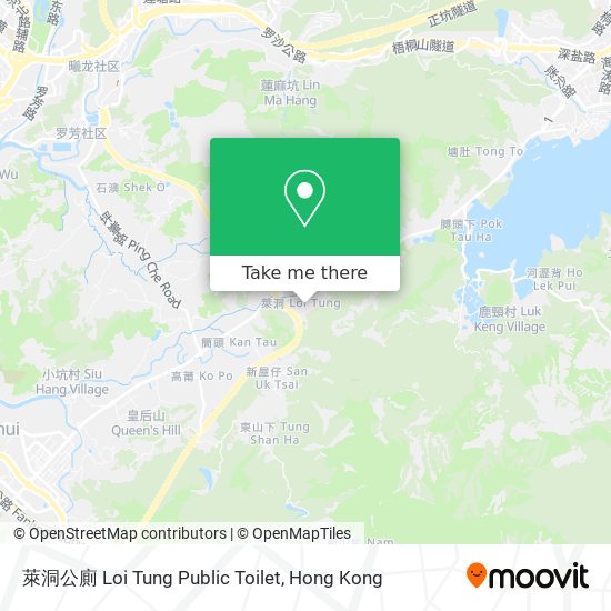 萊洞公廁 Loi Tung Public Toilet map