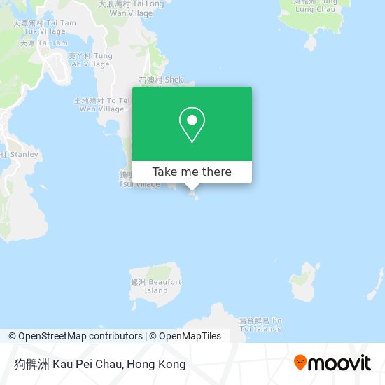 狗髀洲 Kau Pei Chau map