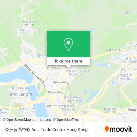 亞洲貿易中心 Asia Trade Centre map