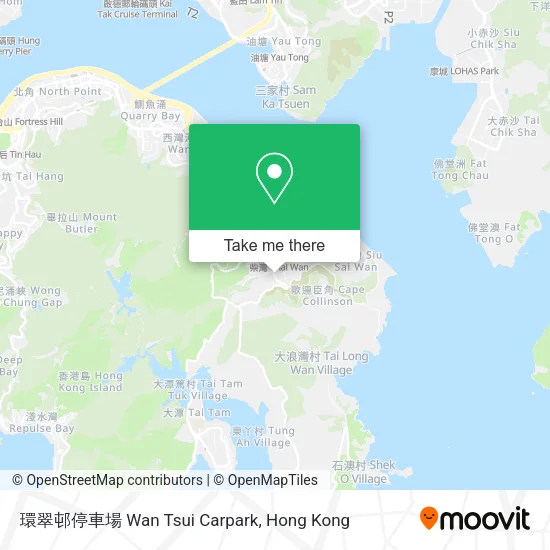 環翠邨停車場 Wan Tsui Carpark地圖
