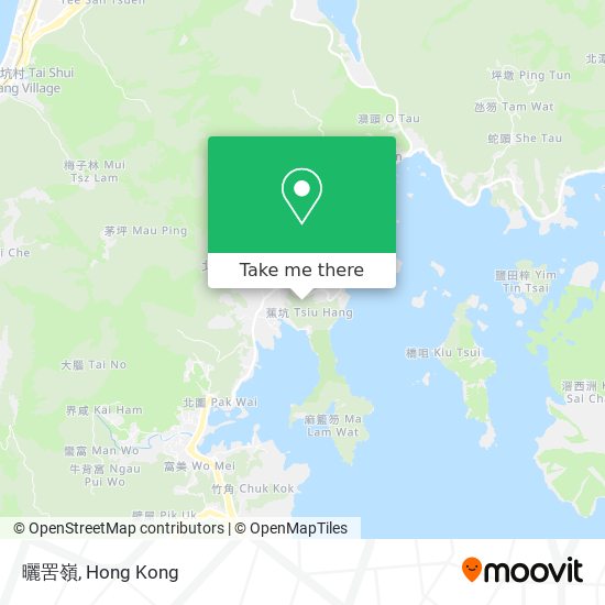 曬罟嶺 map