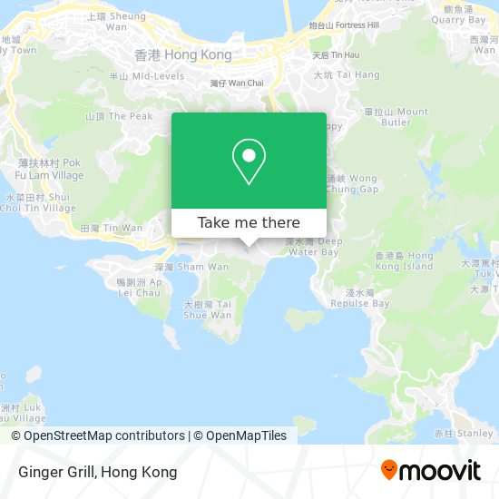 Ginger Grill map