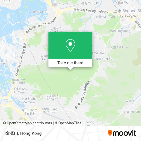 龍潭山 map