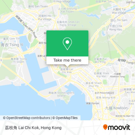 荔枝角 Lai Chi Kok map