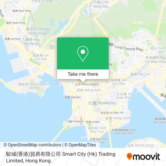 駿城(香港)貿易有限公司 Smart City (Hk) Trading Limited map