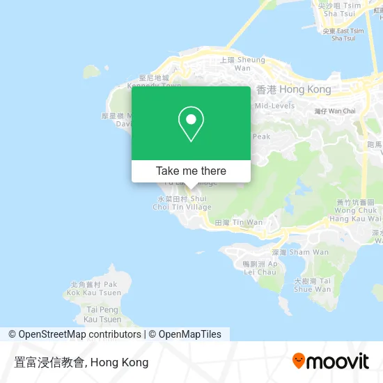 置富浸信教會地圖