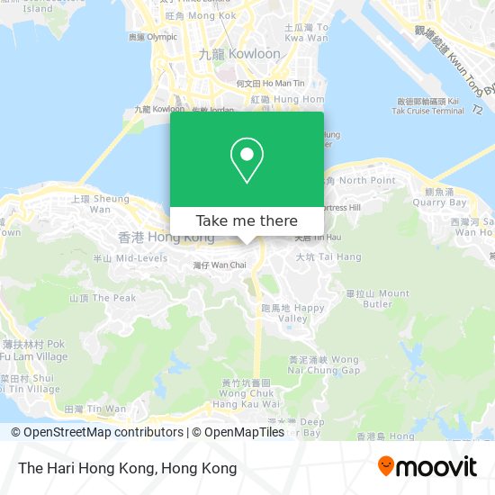 The Hari Hong Kong map