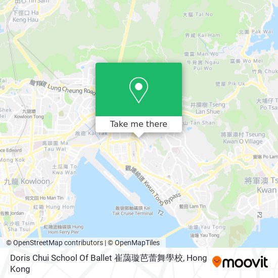 Doris Chui School Of Ballet 崔藹璇芭蕾舞學校 map