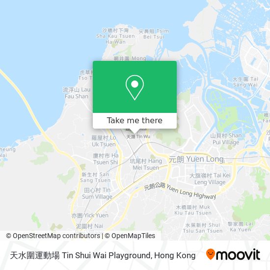 天水圍運動場 Tin Shui Wai Playground map