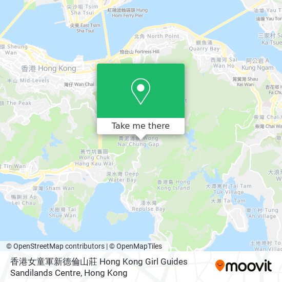 香港女童軍新德倫山莊 Hong Kong Girl Guides Sandilands Centre map