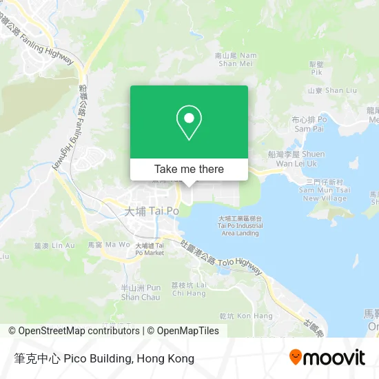筆克中心 Pico Building地圖