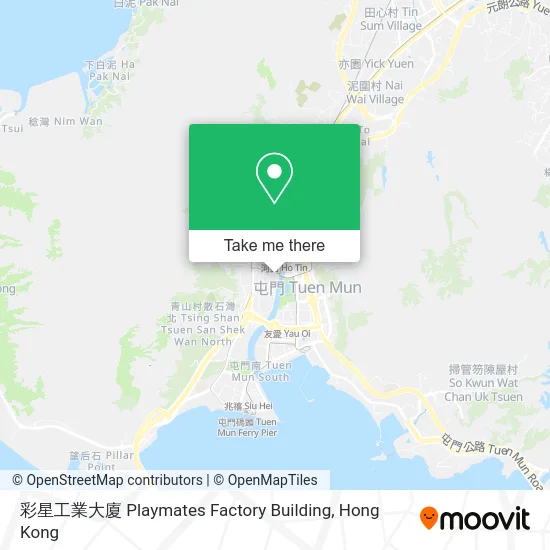 彩星工業大廈 Playmates Factory Building map