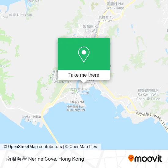 南浪海灣 Nerine Cove map