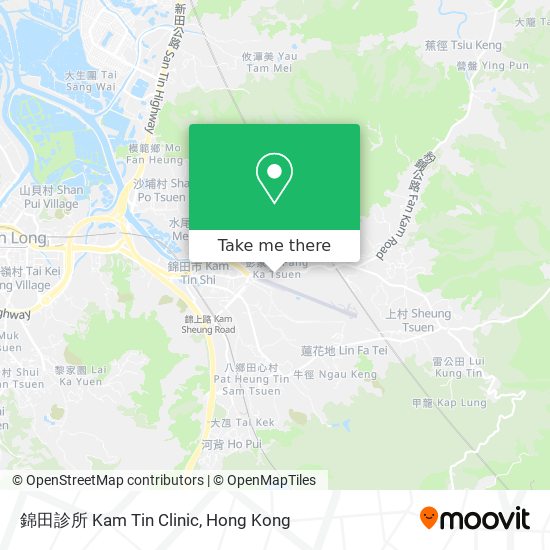 錦田診所 Kam Tin Clinic map