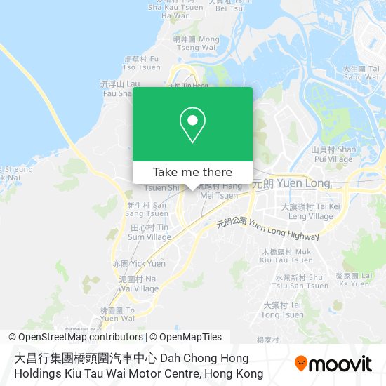 大昌行集團橋頭圍汽車中心 Dah Chong Hong Holdings Kiu Tau Wai Motor Centre地圖