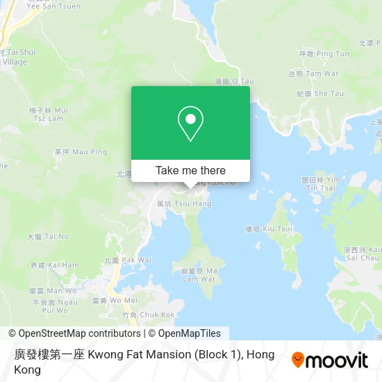 廣發樓第一座 Kwong Fat Mansion (Block 1)地圖