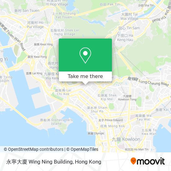 永寧大廈 Wing Ning Building map