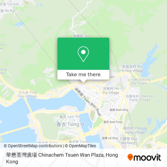 華懋荃灣廣場 Chinachem Tsuen Wan Plaza map