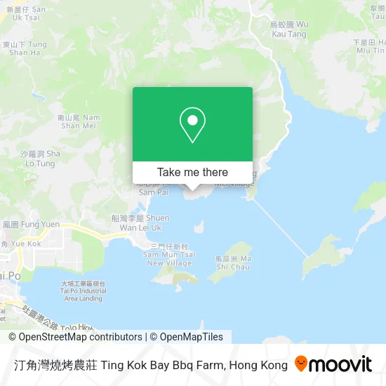 汀角灣燒烤農莊 Ting Kok Bay Bbq Farm map