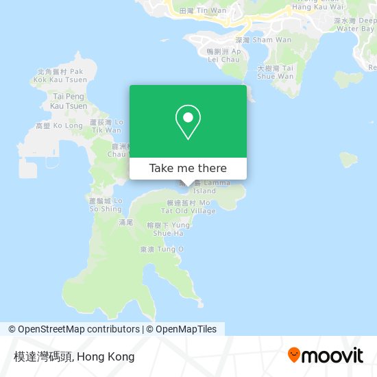 模達灣碼頭 map