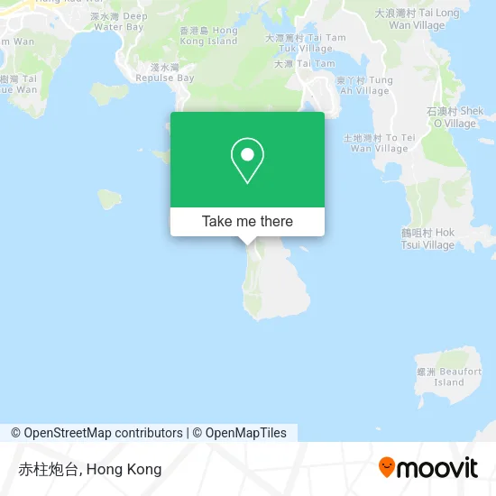 赤柱炮台 map