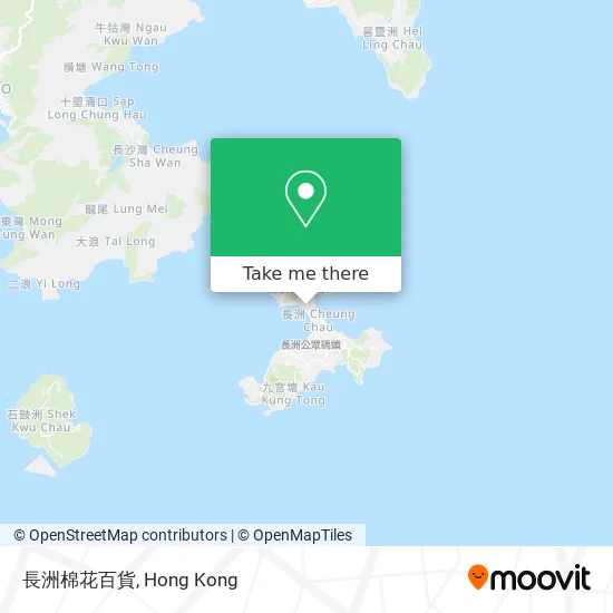 長洲棉花百貨地圖
