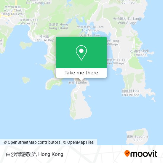 白沙灣懲教所 map