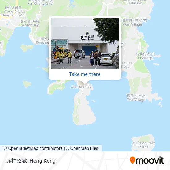赤柱監獄 map